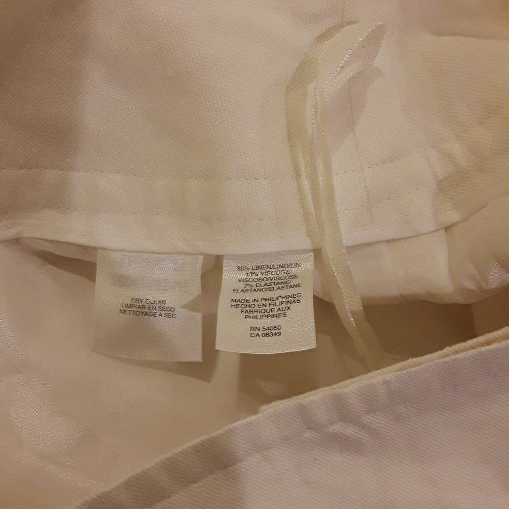 Ann Klein White Dress Pants - Picture 5 of 6